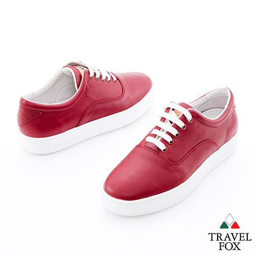 Amazon.com | Modello Redhot - EU 40 - US 7 - UK 6-25,5 cm - Handmade  Italian Mens Color Red Fashion Sneakers Casual Shoes - Cowhide Smooth  Leather - Lace-Up | Fashion Sneakers